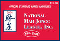 2026 National Mahjong League Card