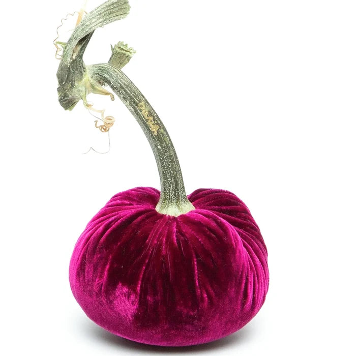 3" Velvet Pumpkin