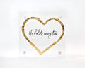 3×3 Acrylic Message Block