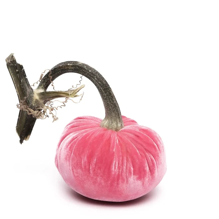 4" Velvet Pumpkin