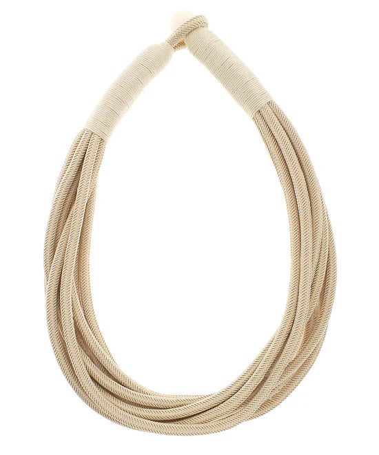 8 Row Layered Rope Necklace