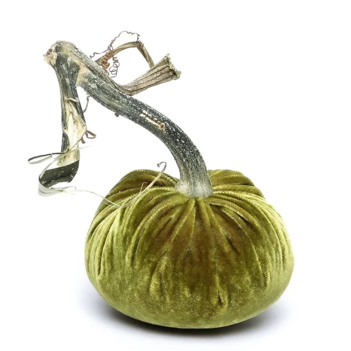 8" Velvet Pumpkin