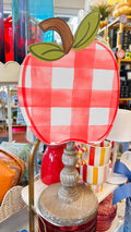 Gingham Apple Topper