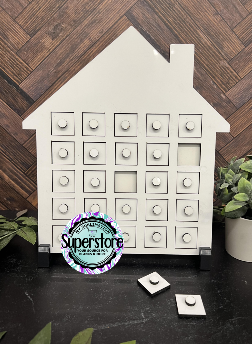 Advent Calendar with feet - Sublimation blank