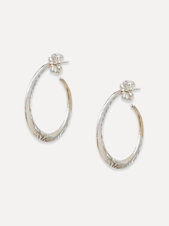 Amaya Hammered Hoops