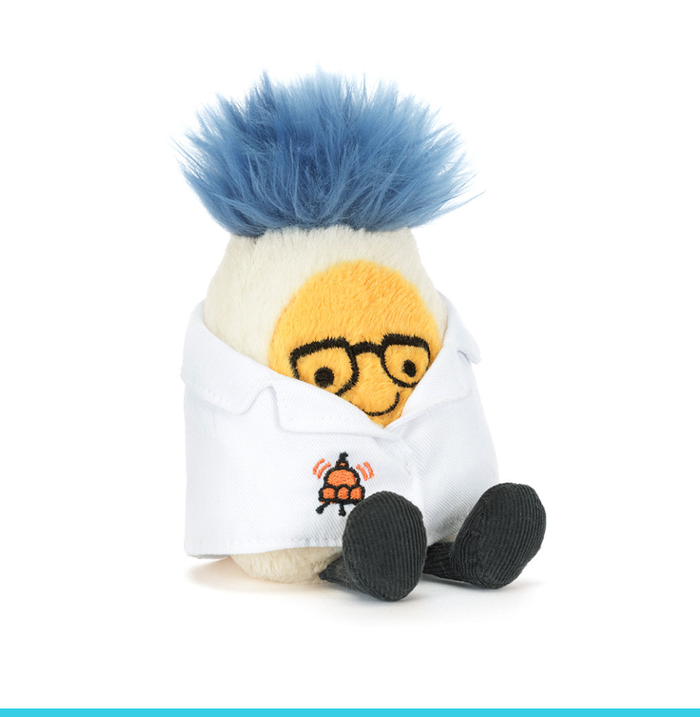 Amuseables Boiled Egg Scientist Outfit