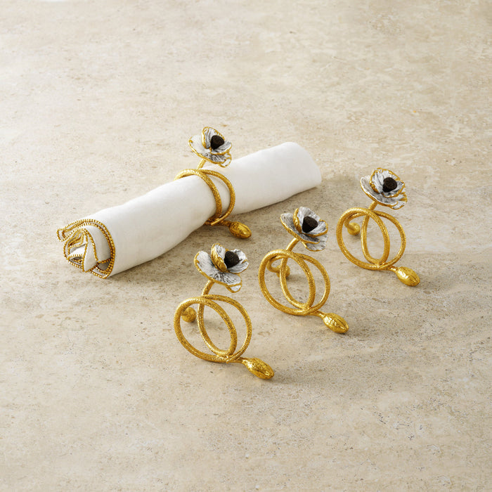 Anemone Napkin Ring | Set of 4