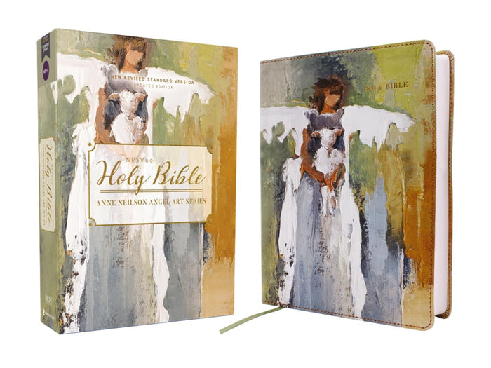 Holy Bible with artistic cover design on a white background