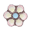Antique 19th c. French Porcelain Oyster Plate