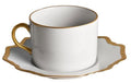 Antique White and Gold Tea Cup