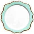 Aqua Green Buffet Plate