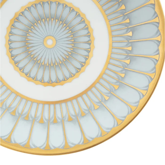 Arcades Grey and Gold Bread and Butter Plate