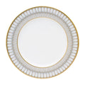 Arcades Grey and Gold Dinner Plate