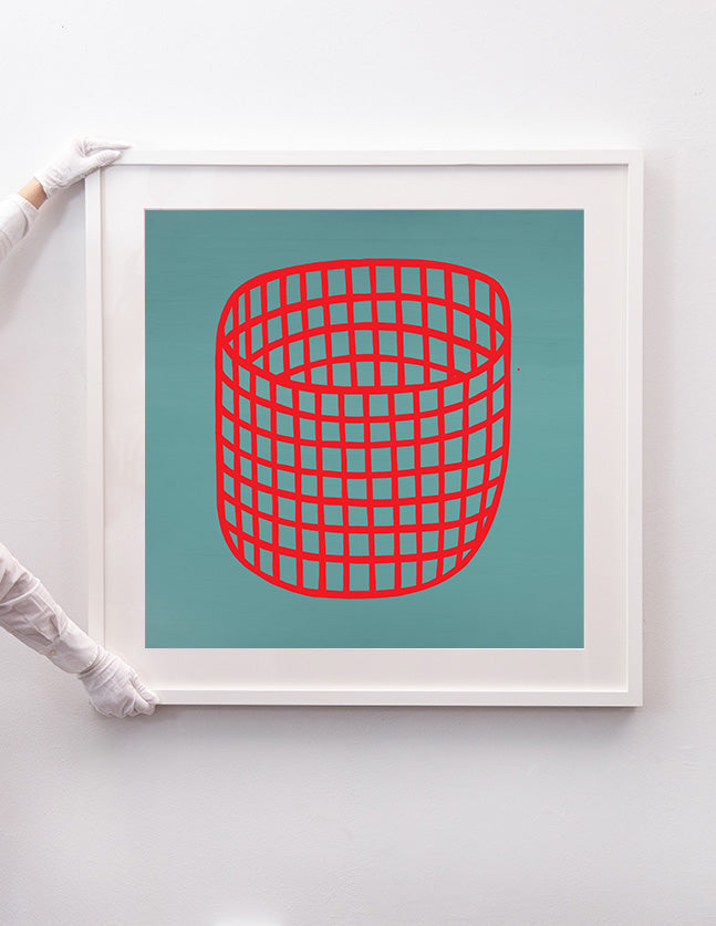 Michael McGuire Archive Spruce Basket Fine Art Print
