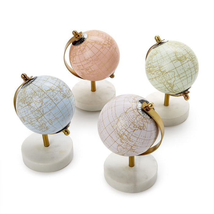 Around the World Mini Globe with Marble Base