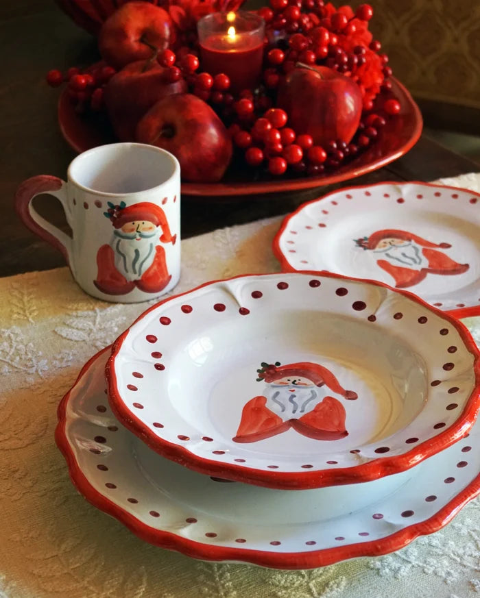 Babbo Natale (Santa Claus) Salad (Dessert) Plate
