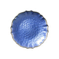 Baroque Glass Cobalt Salad Plate