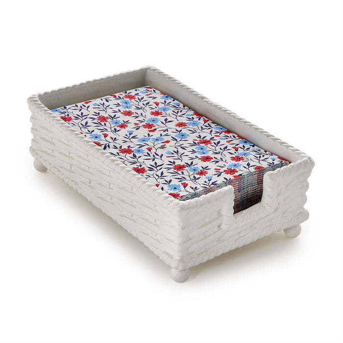 Basketweave Napkin Holder