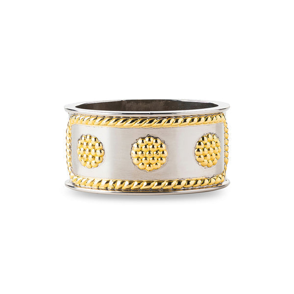 Berry & Thread Napkin Ring - Gold/Silver