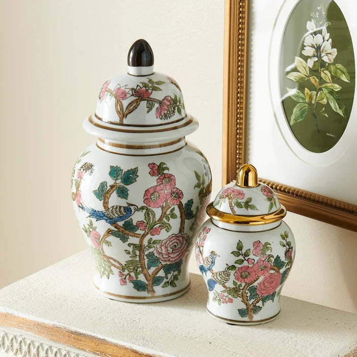 Bird Ginger Jar