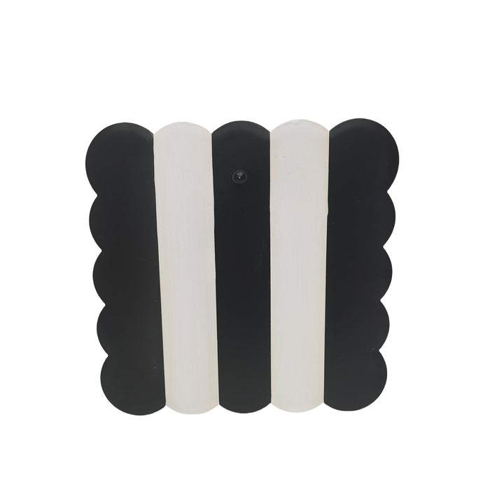 Black & Cream Scallop Display Board