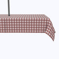 Black & Red Houndstooth Outdoor Rectangles