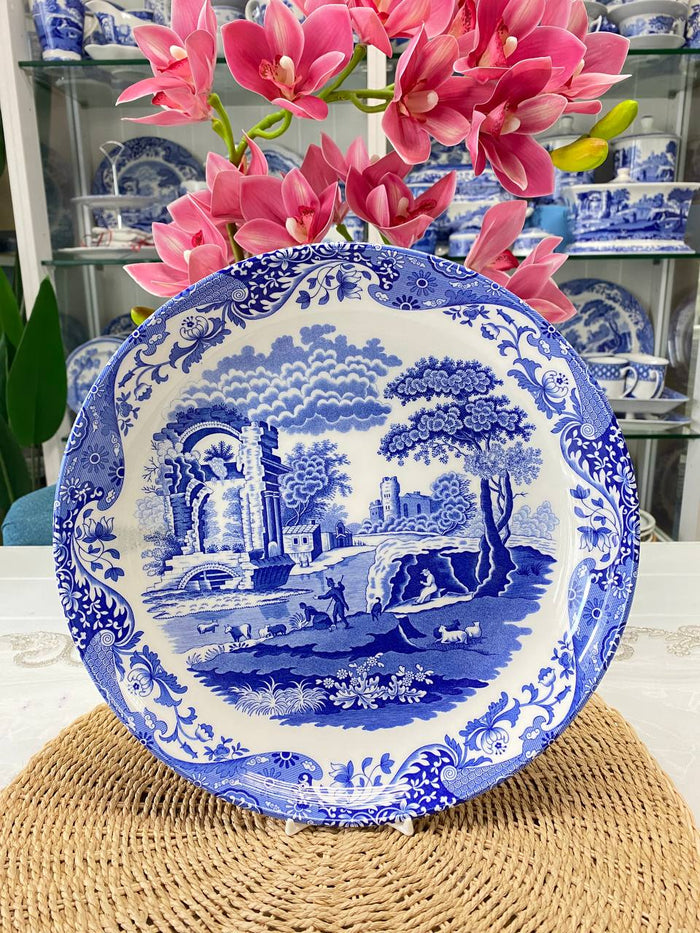 Blue Italian Salad Plate