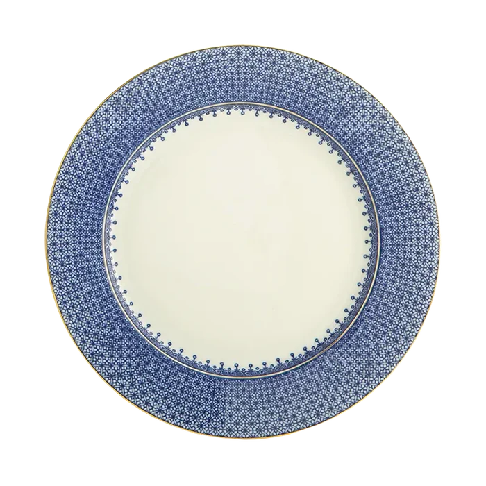 Blue Lace Dessert Plate
