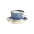 Blue Lace Tea Cup & Saucer