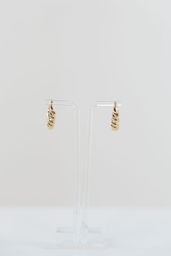 Braided Hoop Earring