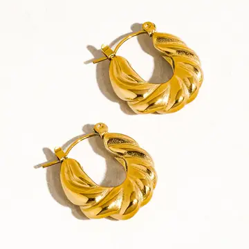 Braided Hoop Earring
