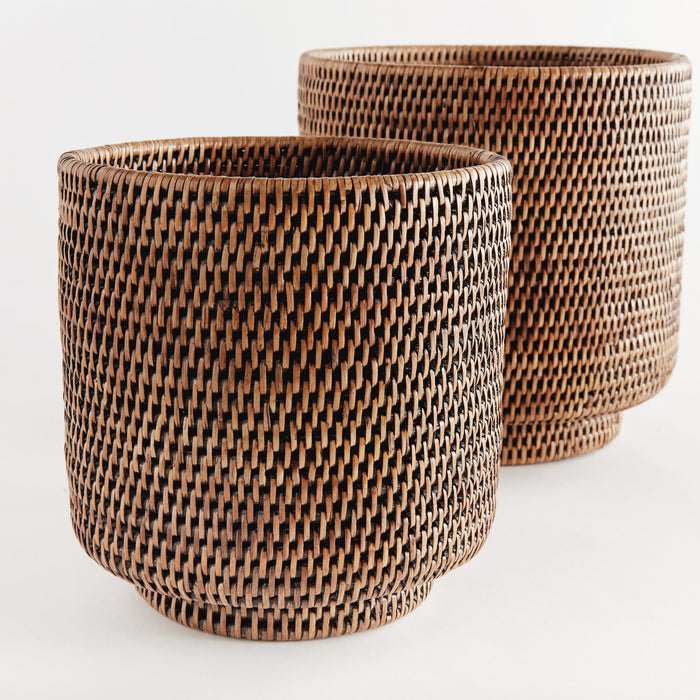 Burma Rattan Cachepot