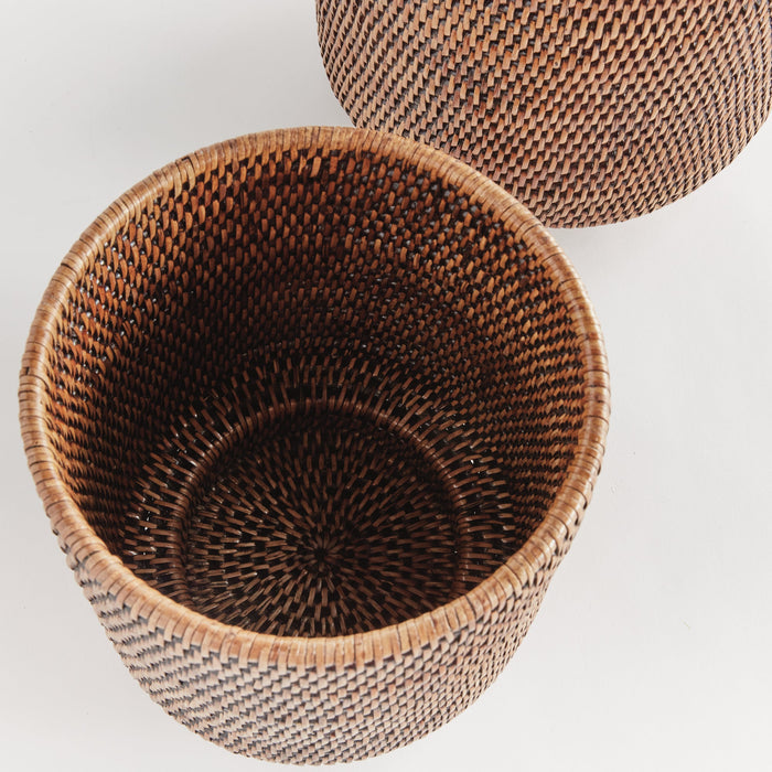 Burma Rattan Cachepot