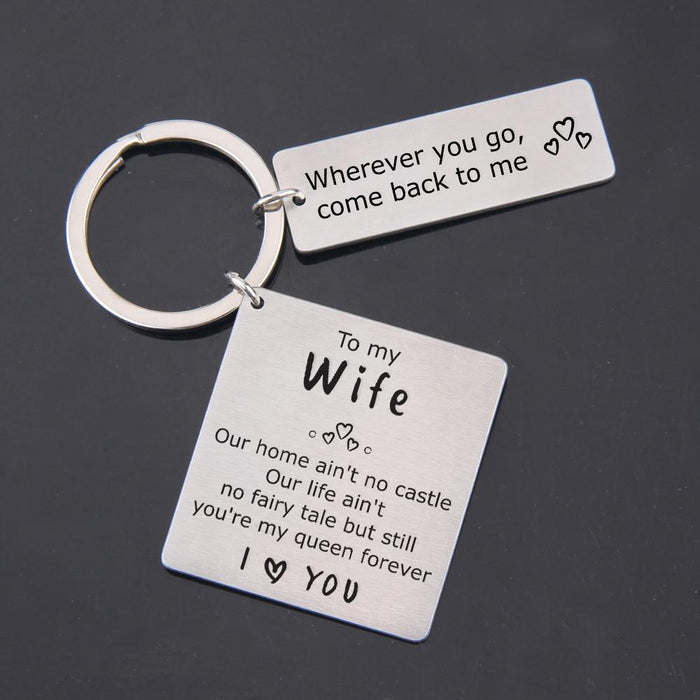 Calendar Keychain - To My Wife - You Are My Queen Forever - Gkr15003