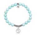 Cape Cod Charm with Blue Turquoise Gemstone Bracelet