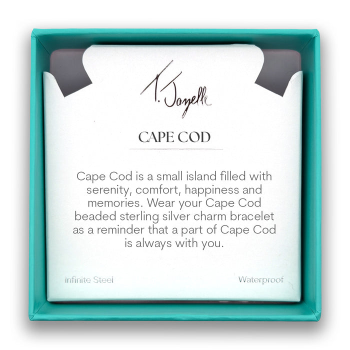 Cape Cod Charm with Blue Turquoise Gemstone Bracelet