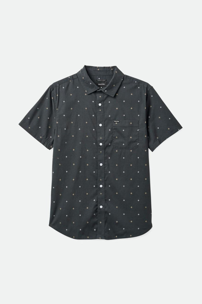 Charter Print S/S - Washed Black Pyramid