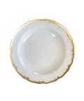 Chelsea Feather Gold Dessert Plate