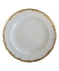 Chelsea Feather Gold Dinner Plate