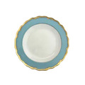 Chelsea Feather Turquoise Bread and Butter Plate