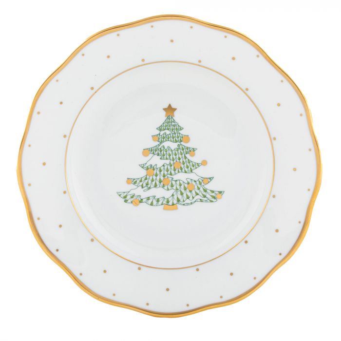 Christmas - Tree - Dessert Plate