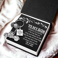 Classic Bike Keychain - To My Son from Mom -Be safe, stay strong, come home - Gkt16004