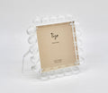 Clear Lucite Frame with Bubbles