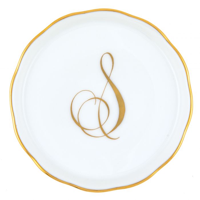 COASTER WITH MONOGRAM -S