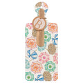Coral Umbrellas Cheese Board & Wood Spreader Set