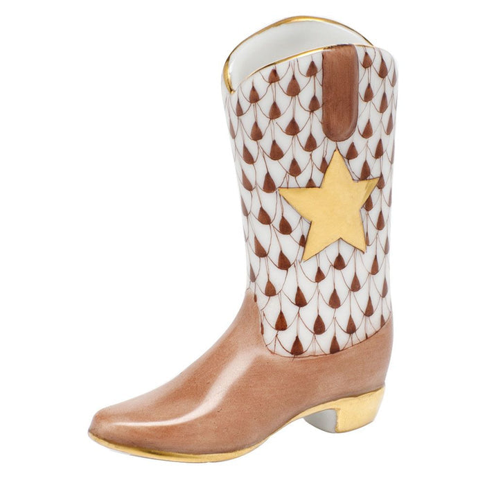 COWBOY BOOT - CHOCOLATE