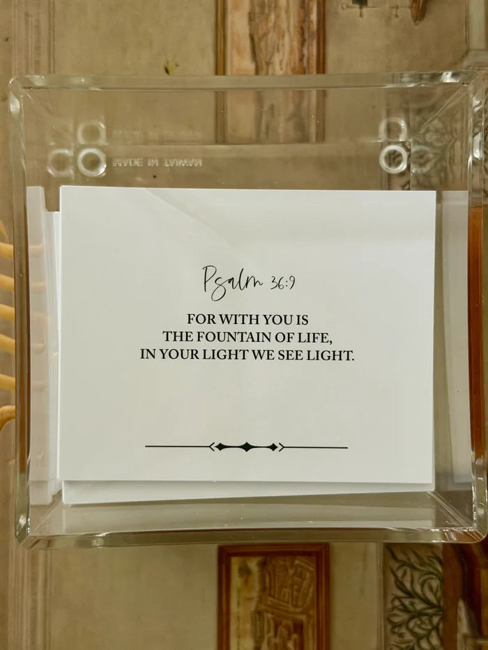 Crucifix Scripture Box