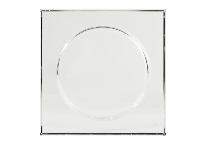 CRYSTAL CANDLE DISH