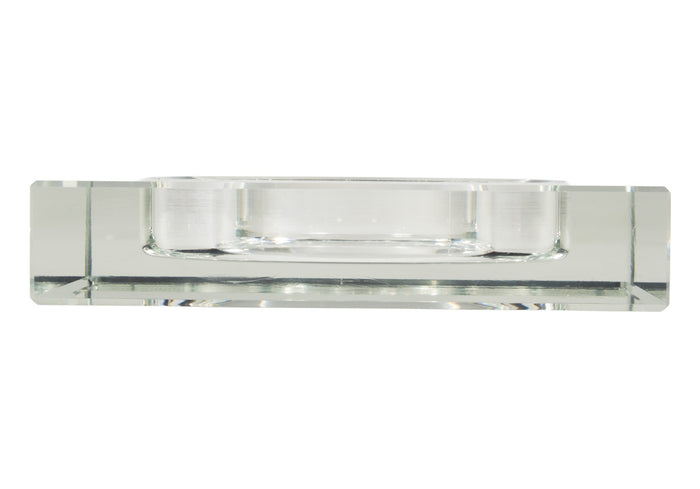 CRYSTAL CANDLE DISH