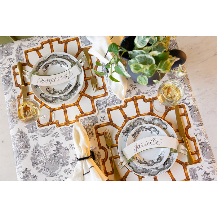 Die-Cut Bamboo Placemats